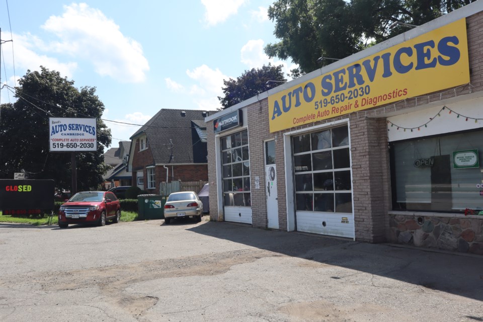 Russell Automotive Service on Coronation Boulevard is closed after the owner died in a motorcycle crash Monday.