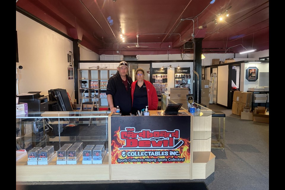 Rick and Janice Haines are moving their sports collectibles shop to Galt after they were hit with the second break-in in three years at their Preston location.