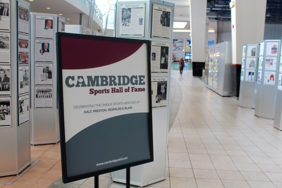 The Cambridge Sports Hall of Fame will be moving from its current location by the ice rink to a storefront down the corridor in March.