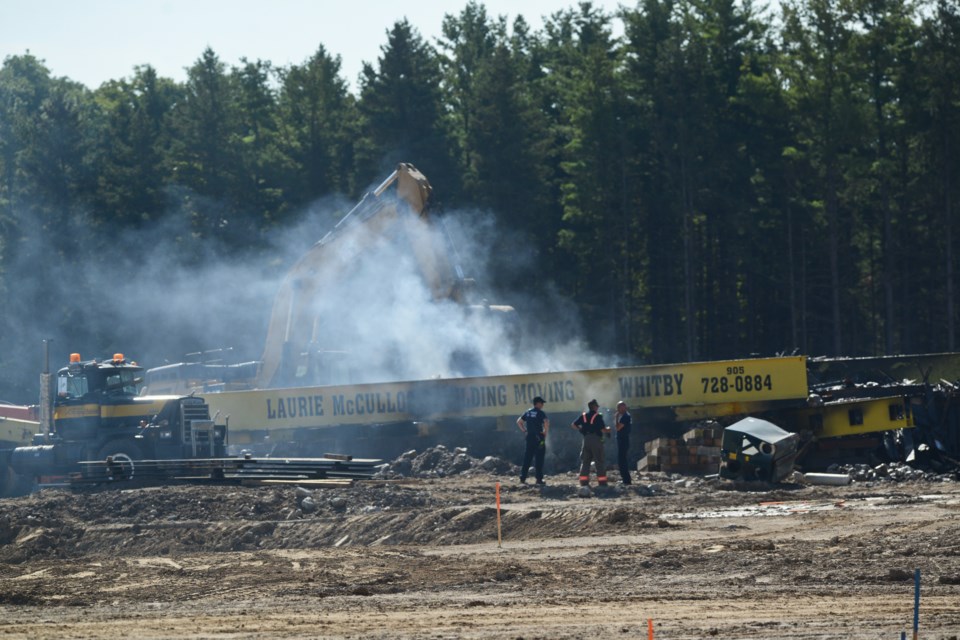 The 1860s farmhouse at 1395 Main St. was destroyed by fire early Sunday morning.