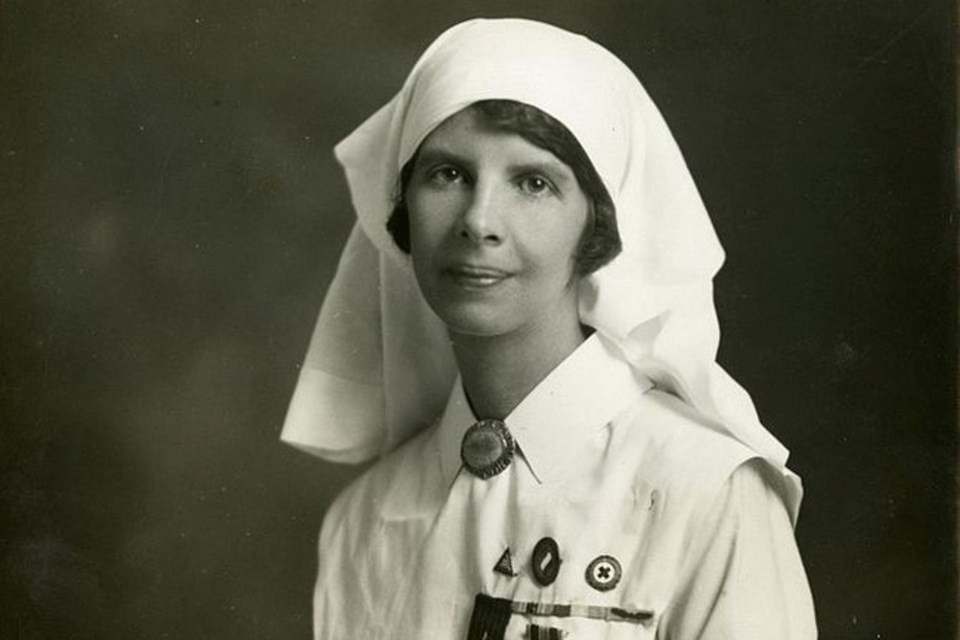 Madeleine Jaffray served as a nurse in the First World War and returned home missing a limb. Photo  courtesy of the Provincial Archives of Alberta.