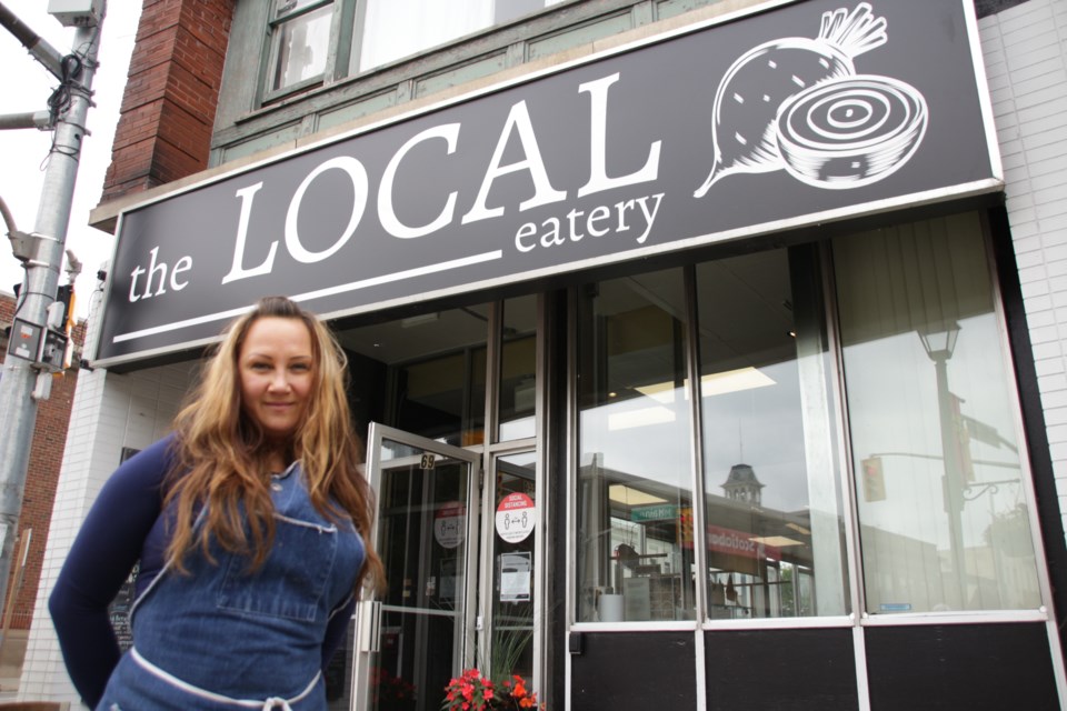 Agnieszka Boekdrukker, owner of the Local Eatery, took over the downtown business three months ago. 