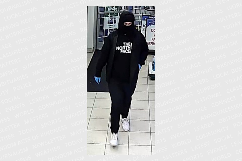 Person of interest in series of armed robberies