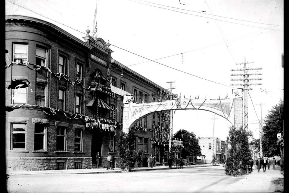 The Iroquois Hotel on Main Street in Galt, as it looked in 1947.