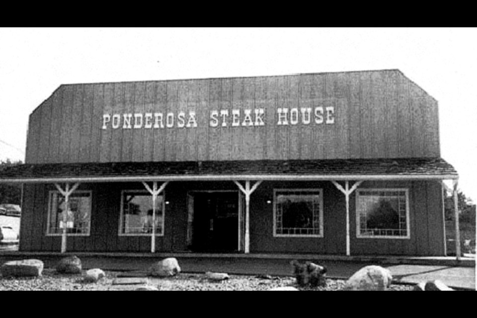 Ponderosa Restaurant in hits heyday on Hespeler Road.