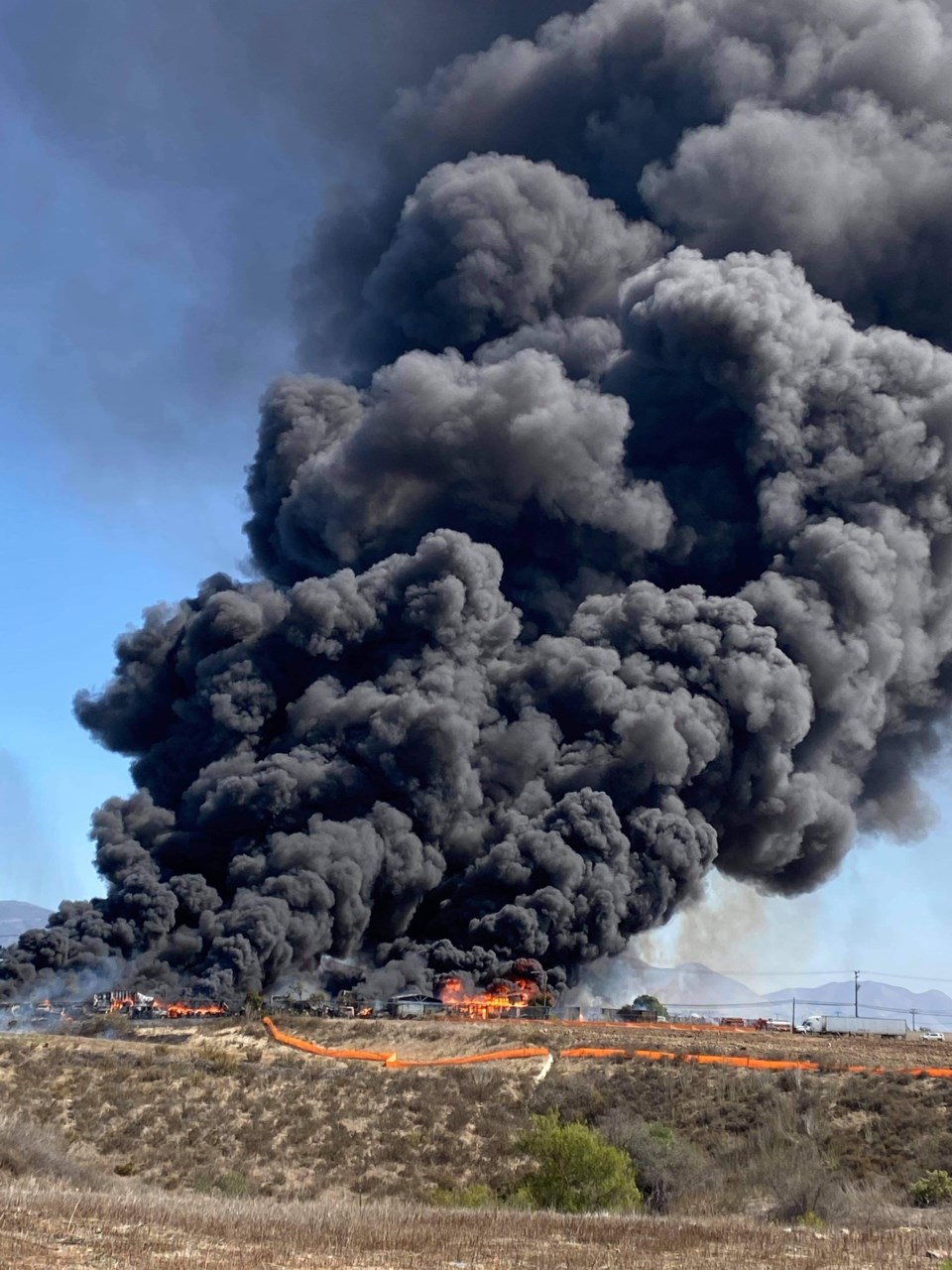 Fire in South Bay