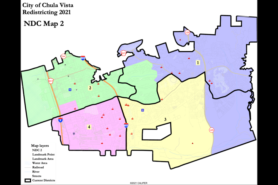 The Redistricting Committee selected Draft 2 as a starting point for the creation of a final map. 