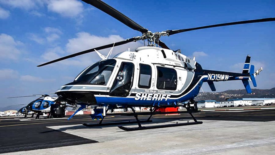 sherriffs helecopter