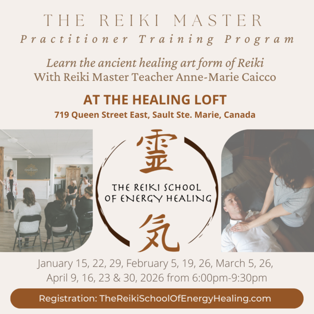 Reiki Master Practitioner Training Program - In Person - JAN - April 2026