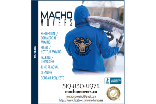 Macho Movers Services - Proof