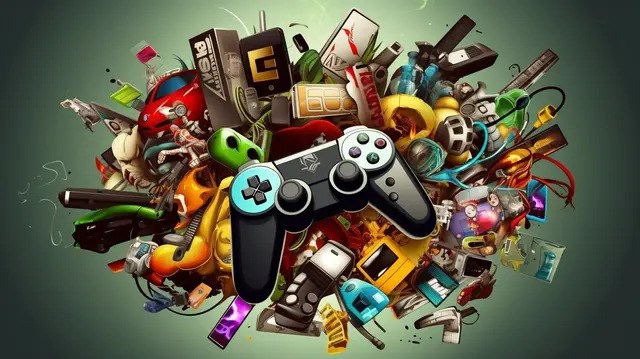 pngtree-an-image-of-a-video-game-controller-that-consists-of-many-image_2573766