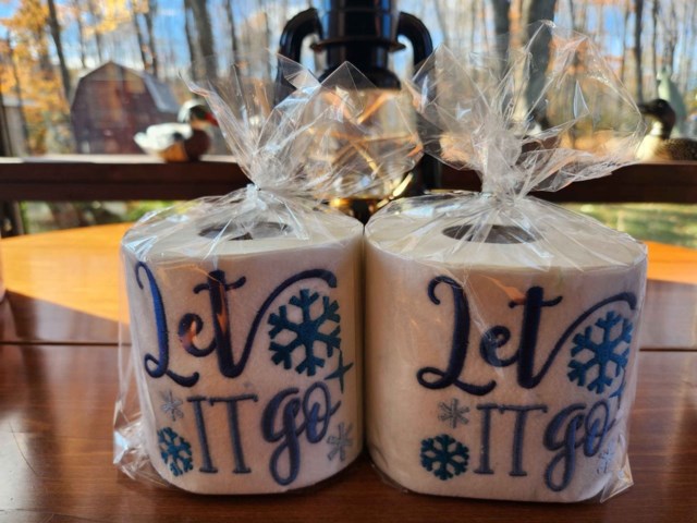 Let it Go Wrapped Toilet Paper