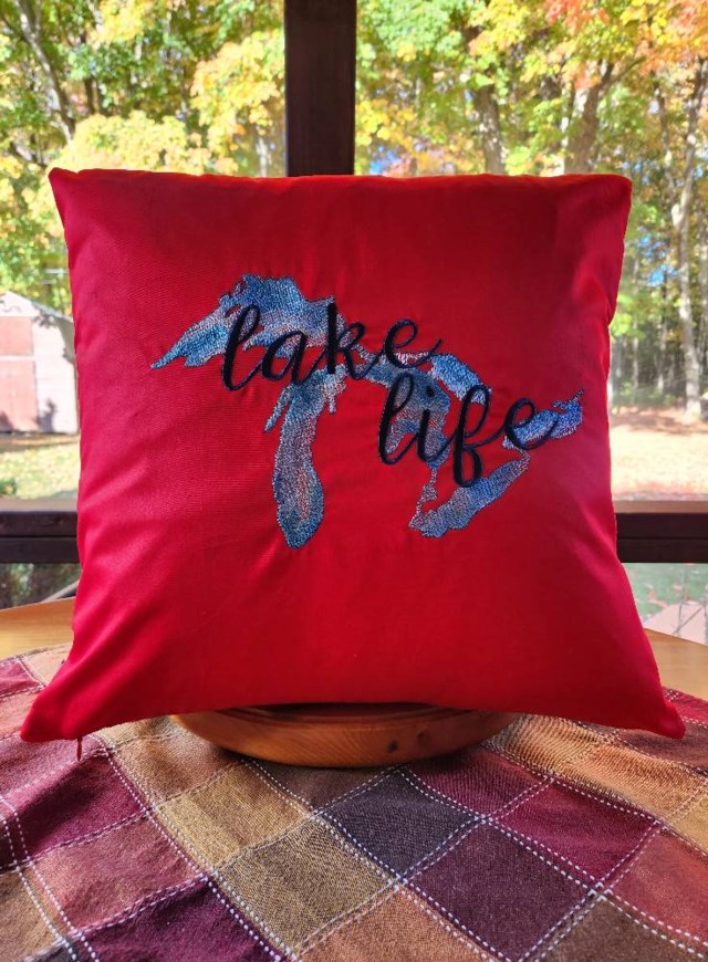Great Lakes - Lake Life Pillow