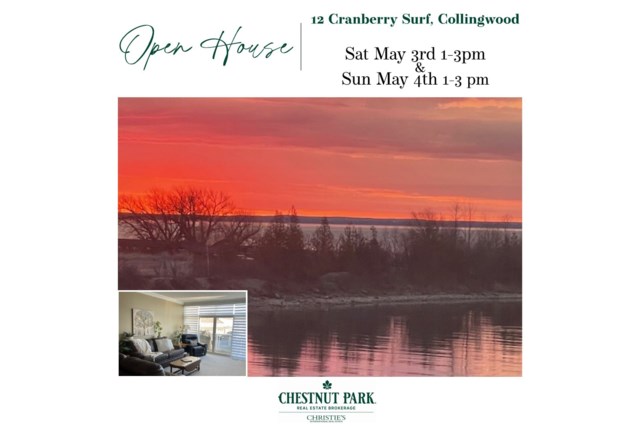 12 Cranberry Surf - Open sat and sun May 3 4 