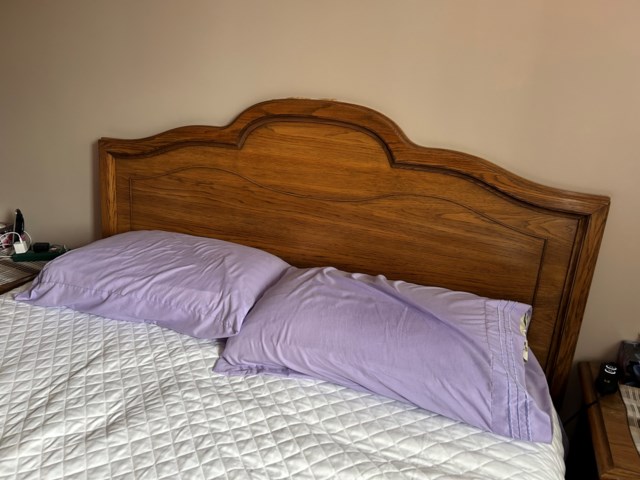 Oak headboard