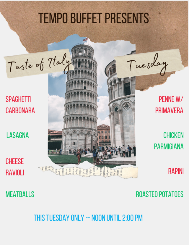 A taste of Italy on Tuesday at Marconi
