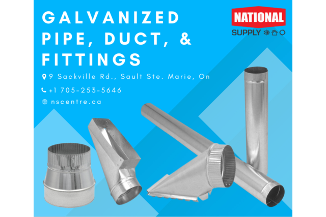 galvanized Pipe, duct, & fittings