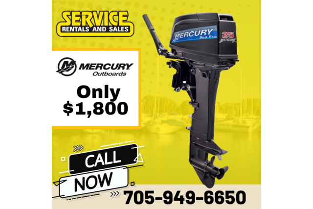 Experience Unparalleled Power and Durability with the Mercury 25 HP Sea Pro Boat Engine - Ignite Your Adventure with Unmatched Power, Speed, and Reliability, all for an Unbelievable Price of Only 