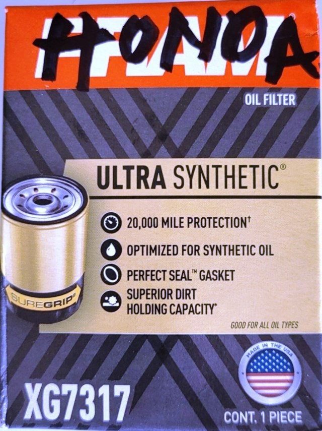 Oil Filter XG7371