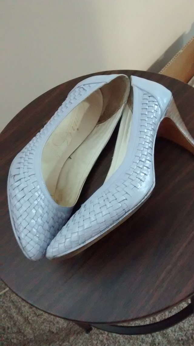 Lilac Basket Weave Shoe