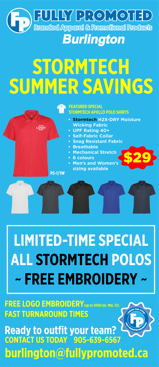 Summer Savings - Stormtech Polos