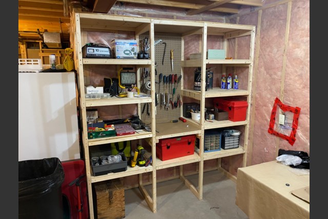 Basement Shelves