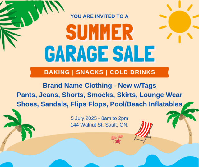 144 walnut garage sale