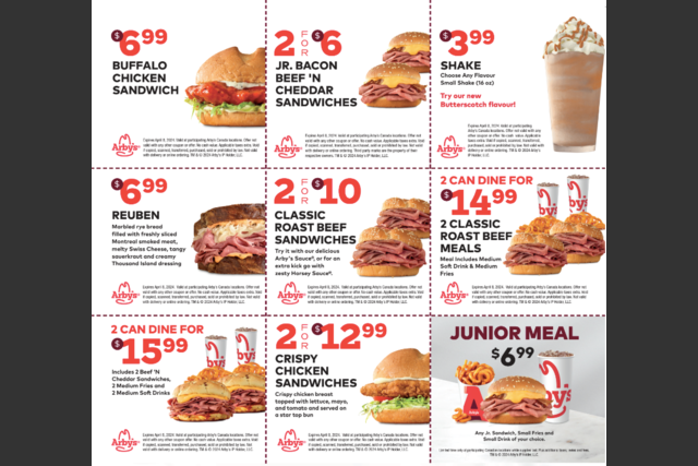 Arbys coupons 2020 printable discount