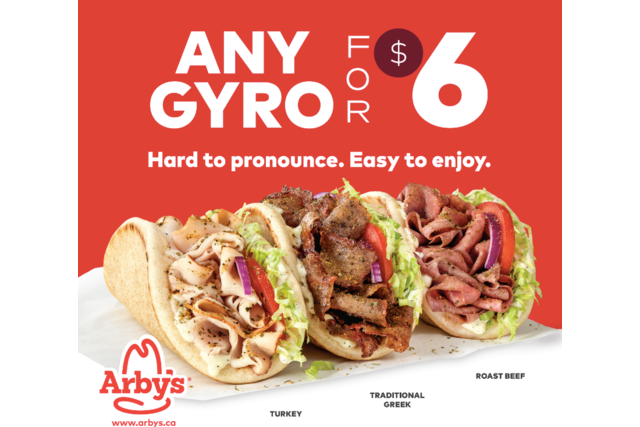 Arbys Gyro May 23