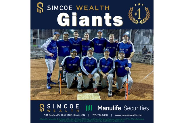 Simcoe-Wealth-Giants-win-Mens-Barrie-Slopitch-Association-2023