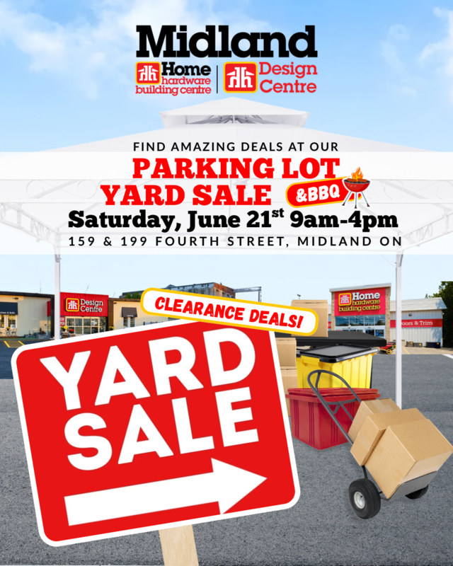 Home Hardware yard sale