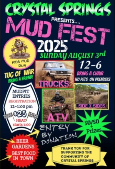 2025 MudFest poster