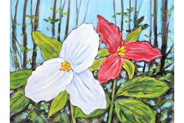 May Trilliums Paint Night