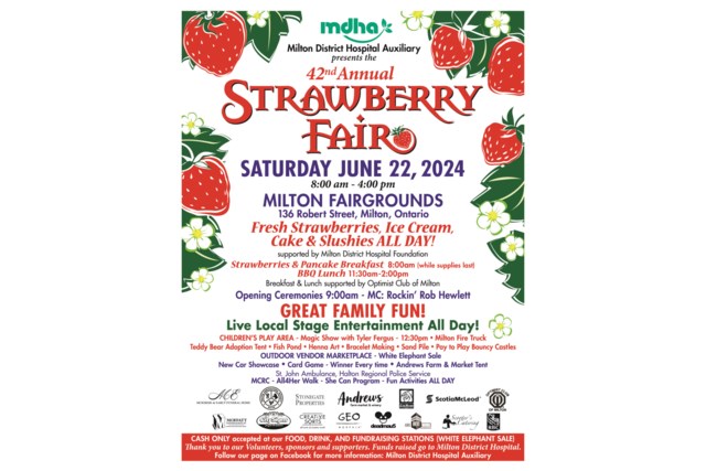 2024 Strawberry Fair Poster