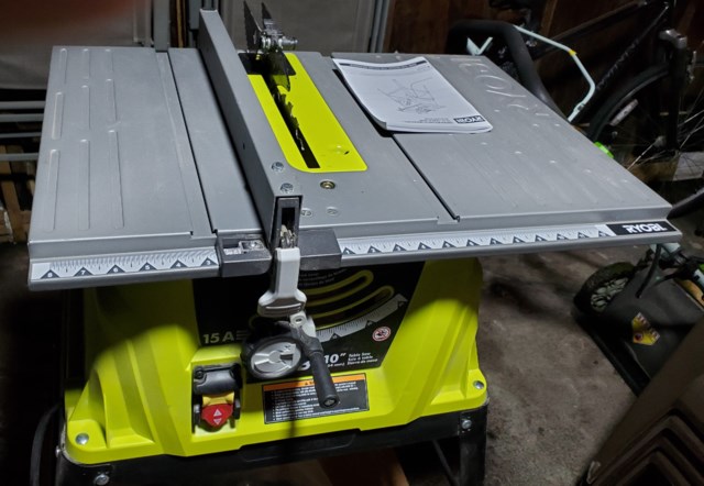 table saw 2