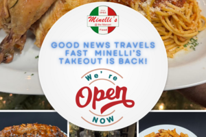 The Kitchen’s Hot, the Food’s Ready — Minelli’s Takeout is Back!