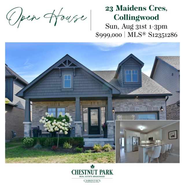 23 Maidens Cres  Open House - Aug 31st