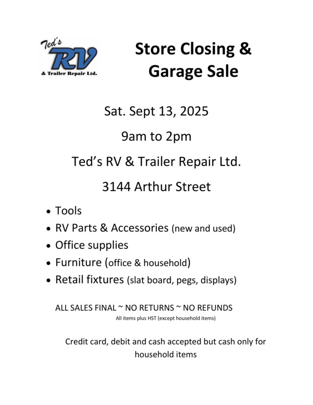 Garage Sale flyer