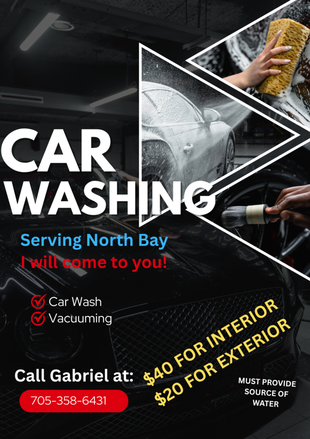 Red and White Bold Car Wash and Detailing Flyer-2