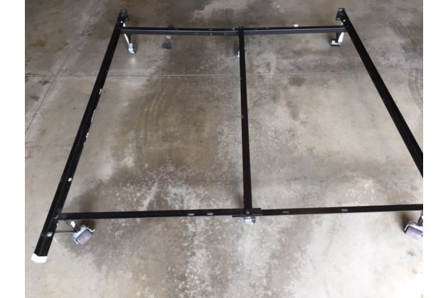 Adjustable Metal Bed Frame With Centre, How To Adjust A Metal Bed Frame