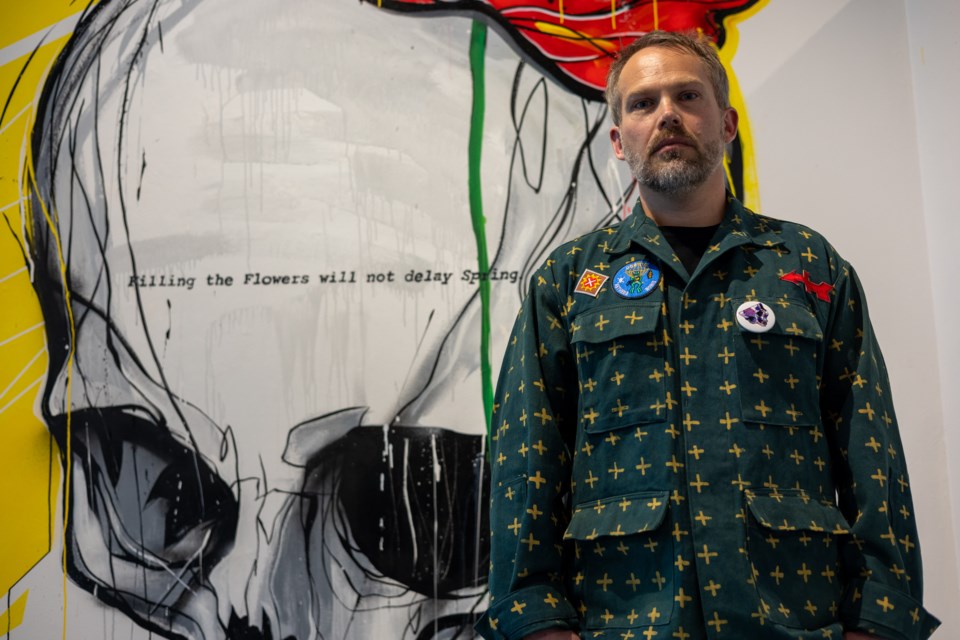 Artist Ben Tour is showing his work at The Kube gallery in upper Gibsons during the month of May.
