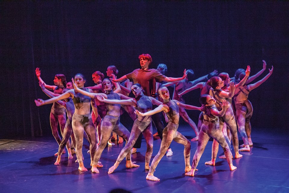 The Gibsons Dance Centre Youth Company performs “Land of All.”