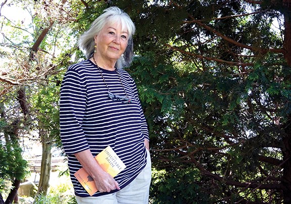 Author Pamela McGarry at Winegarden Park in Gibsons.