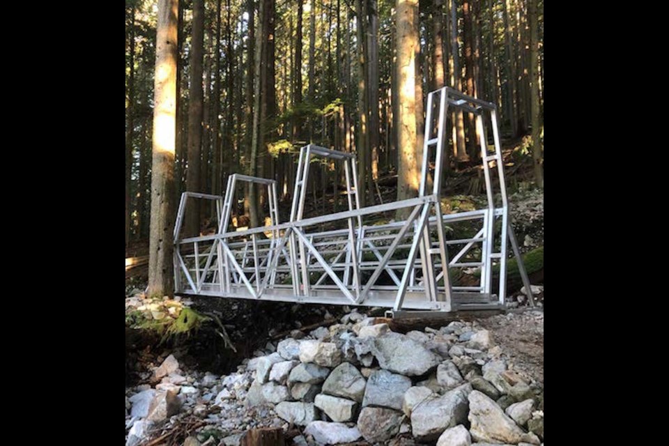 A prototype bridge has been used 
 on the popular Grouse Grind trail in North Vancouver.