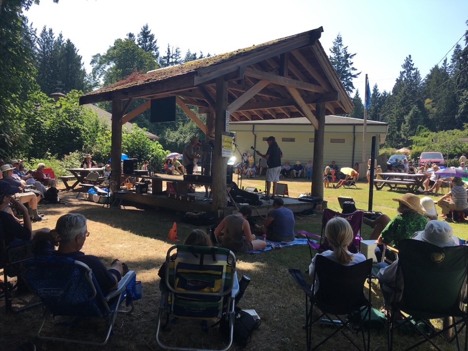 Slow Sundays in Roberts Creek will use new audiovisual gear purchased with funds from  B.C.'s Arts Infrastructure Program (credit Graham Walker)