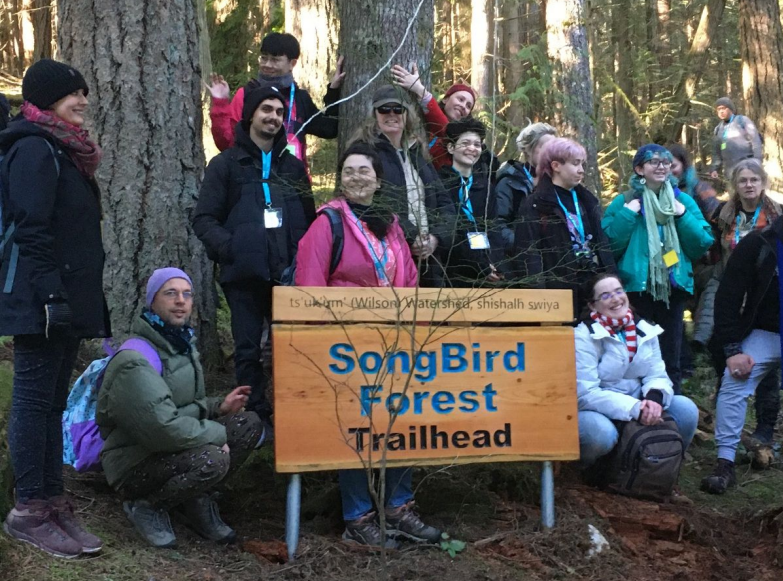 SongBrid Forest sign as it appeared in March, 2022