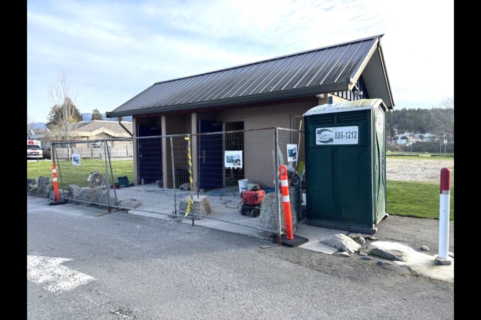The washroom at Friendship Park is getting an overhaul by the District of Sechelt. 