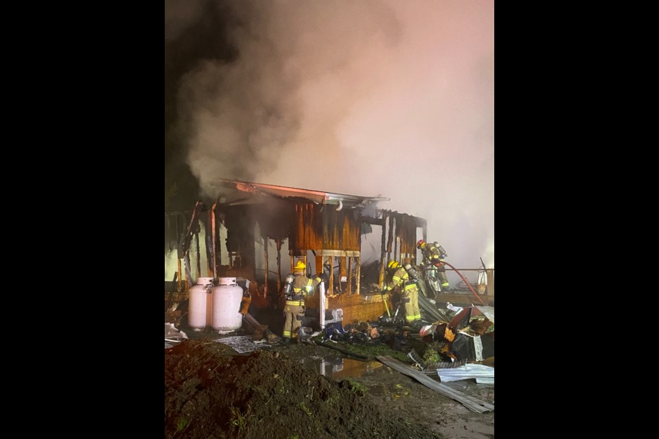 The housefire on Sechelt's Mason Road occurred on Nov. 28.