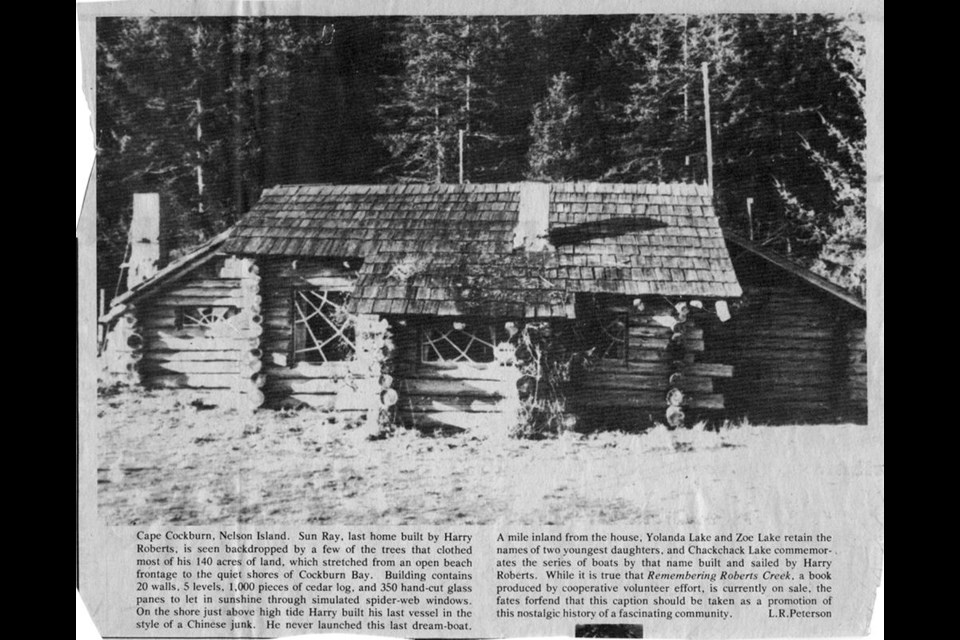 A photo of Sunray Cabin in the Feb. 28, 1978 edition of Coast News.