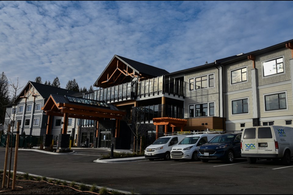 The front of the new Silverstone long-term care facility in Sechelt